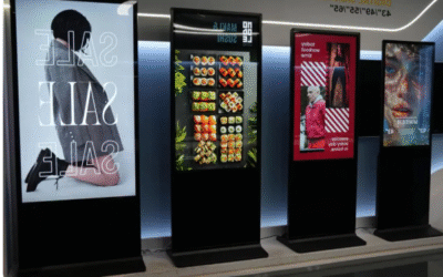 Portrait Digital Standee 43 Inch Manufacturer in India – Elpro Technologies Bengaluru